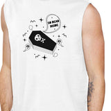 So Dead Inside Coffin Mens White Muscle Top