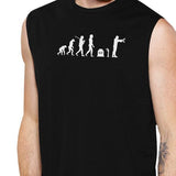 Zombie Evolution Mens Black Muscle Top