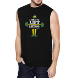 I Like To Lift Lifting Is My Favorite Mens Black Muscle Top