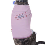 Born In The USA Pink Patriotic Design Pets T-Shirt Cotton Gift Idea