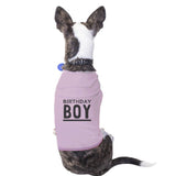 Birthday Boy Pets Pink Shirt
