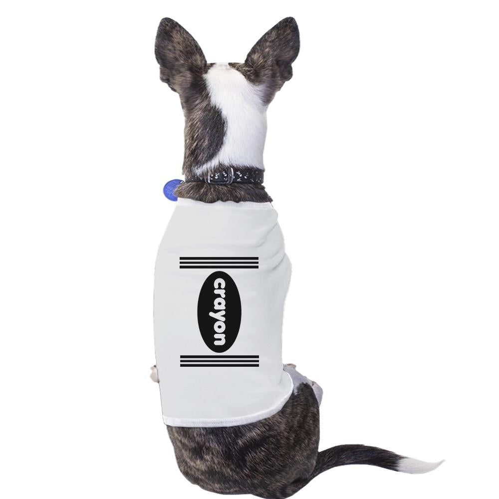 Crayon Pets White Shirt