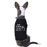 Stop Staring At My Boo-Tee Ghost Pets Black Shirt
