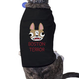 Boston Terror Terrier Pets Black Shirt