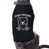 Bearry Christmas Bear Pets Black Shirt