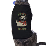 Merry Pugmas Pug Pets Black Shirt
