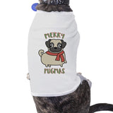 Merry Pugmas Pug Pets White Shirt