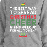 Best Way To Spread Christmas Cheer Sweatshirt Cute Fleece Sweater