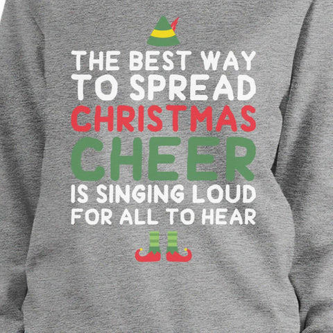 Best Way To Spread Christmas Cheer Sweatshirt Cute Fleece Sweater