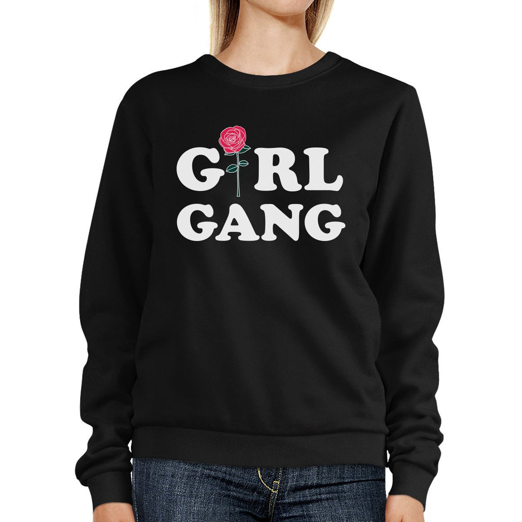 Girl Gang Sweatshirt Trendy Pullover Fleece For Teenage Girls