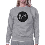 Hug Life Unisex Trendy Graphic Sweatshirt Simple Design Cute Gifts