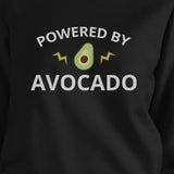Powered By Avocado Black Sweatshirt Gift Ideas For Avocado Lovers
