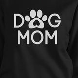 Dog Mom Black Unisex Sweatshirt Cute Dog Paw Gifts For Dog Owners