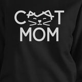 Cat Mom Black Unisex Pullover Sweatshirt Gift Ideas For Cat Lovers