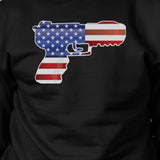 Pistol Shape American Flag Unisex Sweatshirt For Independence Day