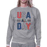 USA All Day Unique Design Graphic Sweatshirt For Independence Day