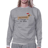 Dachshund Through The Snow Grey Sweatshirt