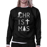 Christmas Letters Black Sweatshirt