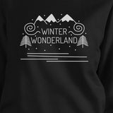 Winter Wonderland Black Sweatshirt