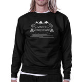 Winter Wonderland Black Sweatshirt