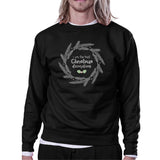 I Am The Best Christmas Decoration Wreath Black Sweatshirt