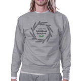 I Am The Best Christmas Decoration Wreath Grey Sweatshirt
