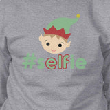 Hashtag Selfie Elf Grey Sweatshirt