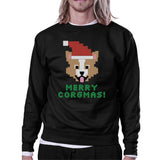 Merry Corgmas Corgi Black Sweatshirt