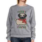 Merry Pugmas Pug Grey Sweatshirt