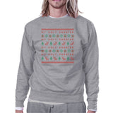 My Ugly Sweater Pattern Grey Sweatshirt