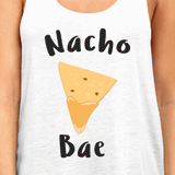 Nacho Bae Women's Tank Top Cute Graphic Funny Gift For Food Lovers