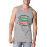 Superior Surfer Los Angeles Longboard Mens Grey Tank Top
