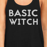 Basic Witch Womens Black Tank Top