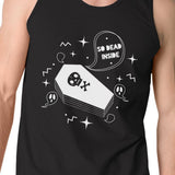 So Dead Inside Coffin Mens Black Tank Top