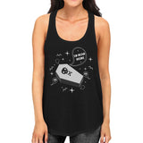 So Dead Inside Coffin Womens Black Tank Top