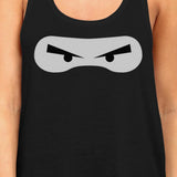Ninja Eyes Womens Black Tank Top