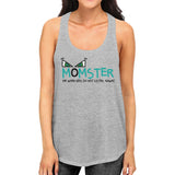 Momster Kids Don't Listen Womens Grey Tank Top