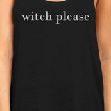 Witch Please Womens Black Tank Top