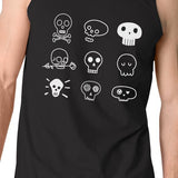 Skulls Mens Black Tank Top