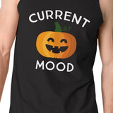 Pumpkin Current Mood Mens Black Tank Top