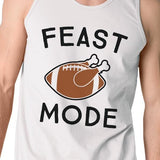 Feast Mode Mens White Tank Top