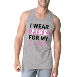 I Wear Pink For My Grandma Mens Tank Top