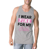 I Wear Pink For My Sister Mens Tank Top