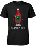 Ketchup & Mustard Partners In Crime Matching Couple Shirts (his & hers Set)