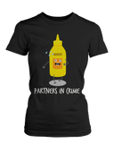 Ketchup & Mustard Partners In Crime Matching Couple Shirts (his & hers Set)