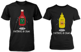 Ketchup & Mustard Partners In Crime Matching Couple Shirts (his & hers Set)