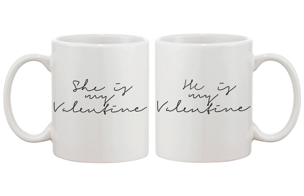 My Valentine Matching Couple Mugs Great Gift Idea for Holiday
