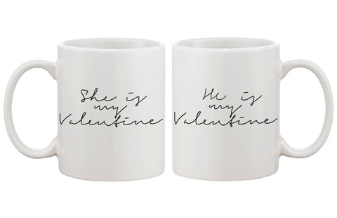 My Valentine Matching Couple Mugs Great Gift Idea for Holiday