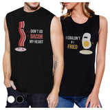 Bacon And Egg Couples Muscle Tank Tops Unique Couples Gift Set