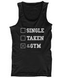 Work Out Tank Top - At the Gym - Funny Workout Lazy Tanktop, Gym Clothes